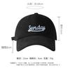 High Quality Polished Big Head Letter Embroidered Baseball Cap Female Casual Couple Versatile Street Racket Trendy Cap Male