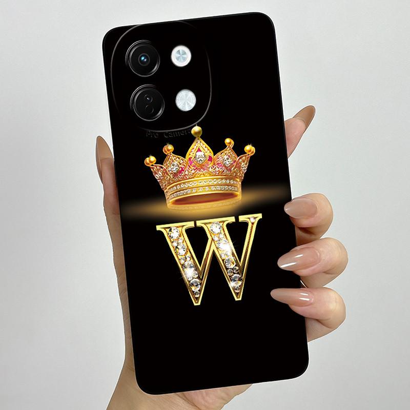 For Tecno Spark 30 5G Case KL8 Phone Cover Crown Letter Soft Silicone Funda for Techno Spark 30 5G Back Shell Spark30 5G Bumper