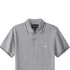 Emporio Armani FW21 Cotton Short Sleeve Polo Shirt Men Tops Gray 8N1FB41JPTZ0627