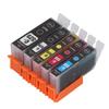 Tintenpatrone Hohe Kapazität Klare Druckpatrone Kombipack für PIXMA IP4850 IP4950 IX6550 5 Farben BK BK C M Y
