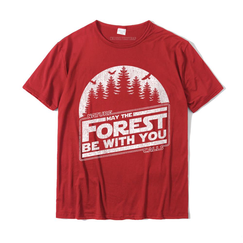 

Womens May The Forest Be With You Nature Camp Graphic TShirt Cotton T Shirts for Unisex Printed Tops T Shirt Funny Party S