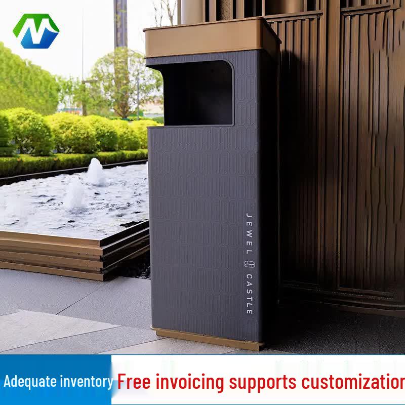 Stainless Steel Outdoor Waste Bin
