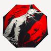 1pc Nightshade Feline Auto Open/Close, Foldable Compact Leisure Umbrella with 8-Rib Shaft, Perfect Gift For Men And Women, Casual Style, Vib