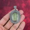 Prehnite Jewelry, 925 Solid Sterling Silver Pendant Handmade Gemstone Jewelry, Gifts For Wife Brand New Pendant