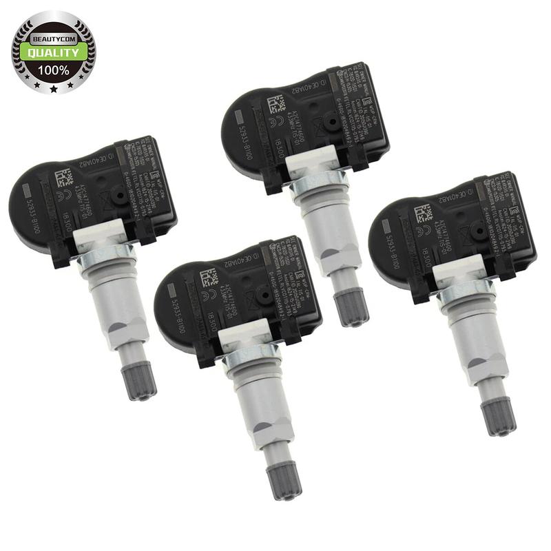 4pcs 52933-3N100 Tire Pressure Sensor TPMS 433MHZ For Hyundai Accent Genesis Ge Kia Sorento 529332M650 529333N100