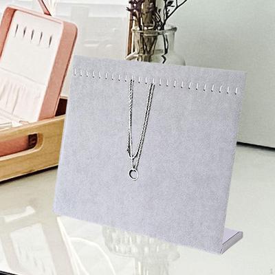 Necklace Display Board 24 Hooks Bracelet Stand Countertop Storage Rack