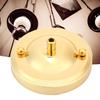 2PCS Iron Ceiling Light Canopy Hook Chandelier Plate Holder Decoration DIY Fitting AccessoryGold