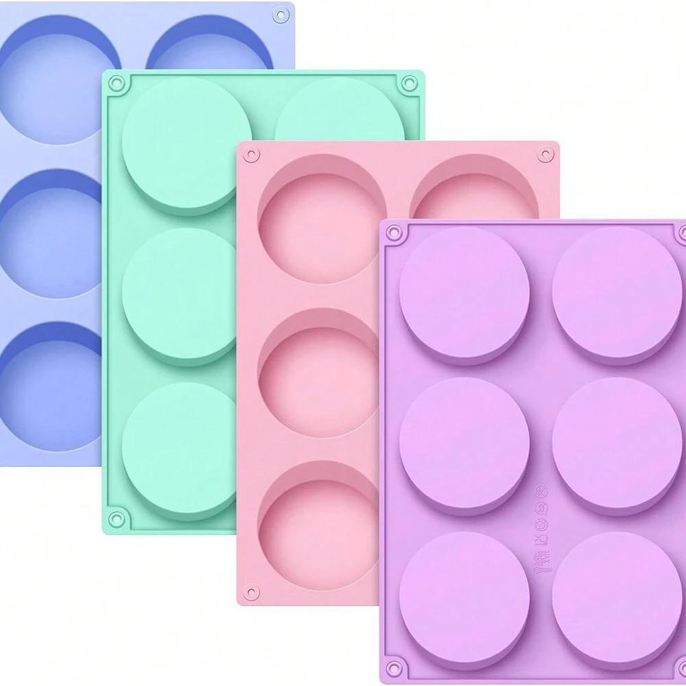 Silicone Donut Mold Baking Utensils Round High Temperature Resistant Pudding Macaron Cake Mold Kitchen Cooking Baking Tools