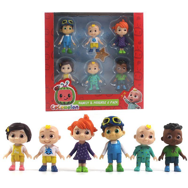 Friends Family 6 Pack Jj Figure Play Set Toy Miniatures Cake Topper