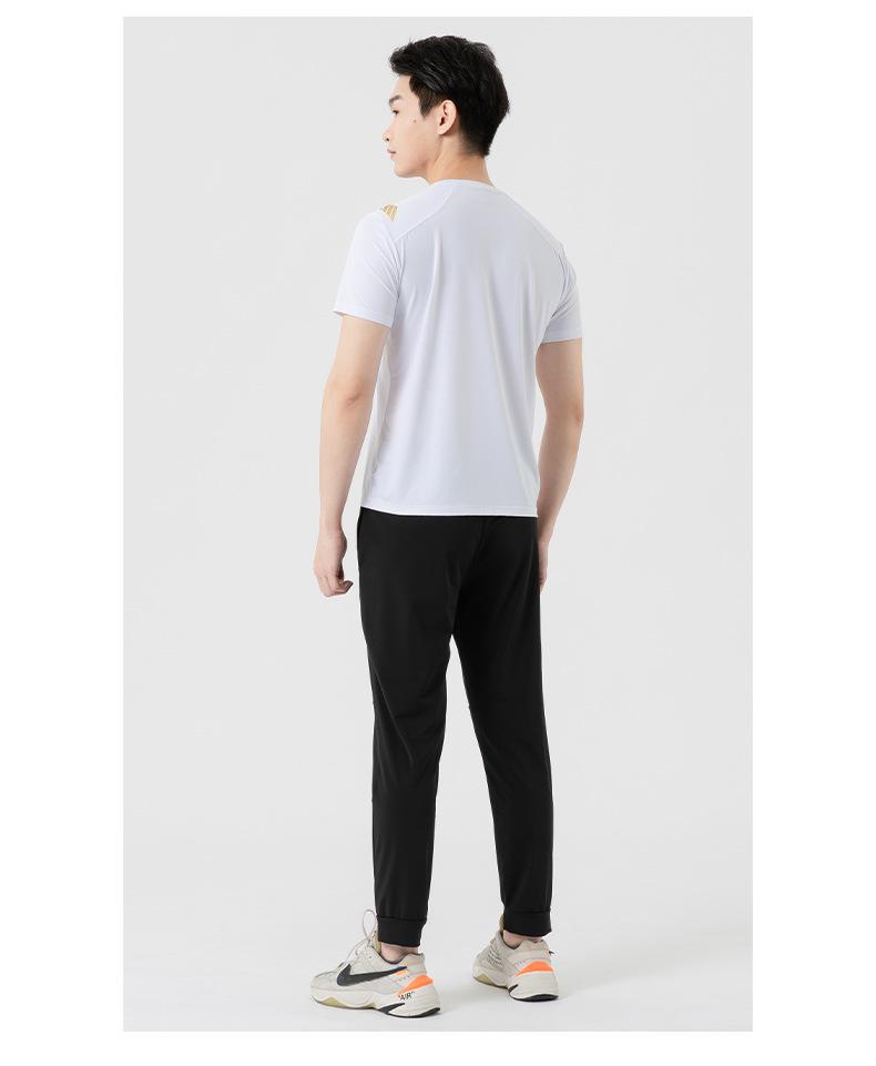 Unisex Summer Ice Silk Round Neck T-shirt - Cool, Comfortable, Loose Fit, Plus Size Available