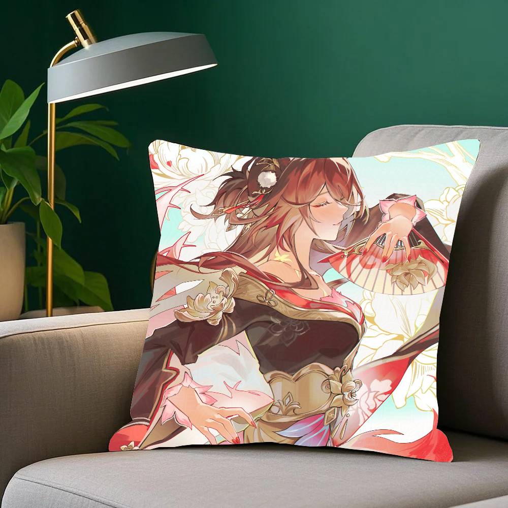 

Animated Fugue From Honkai Star Rail Pillow Case Sofa Cushion Cover Room Home Decoration 12x12Inch