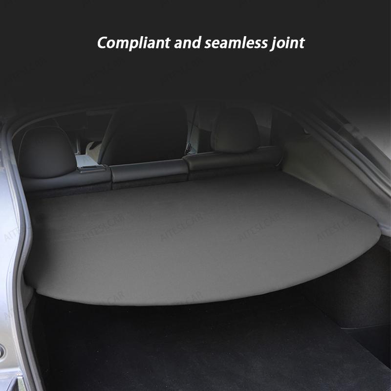 For Tesla Model Y Juniper Launch 2025 Rear Trunk Cargo Cover Retractable Partition Luggage Carrier Curtain Protector Accessories