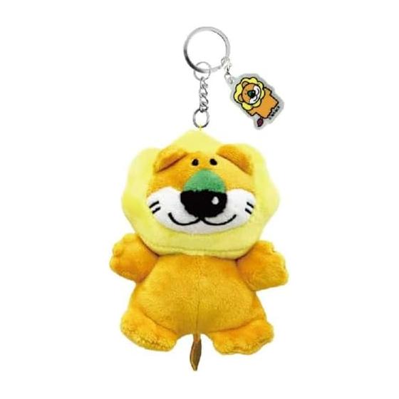 SK Japan Tabekko Animal Lion Acrylic Stuffed Key Ring 16915