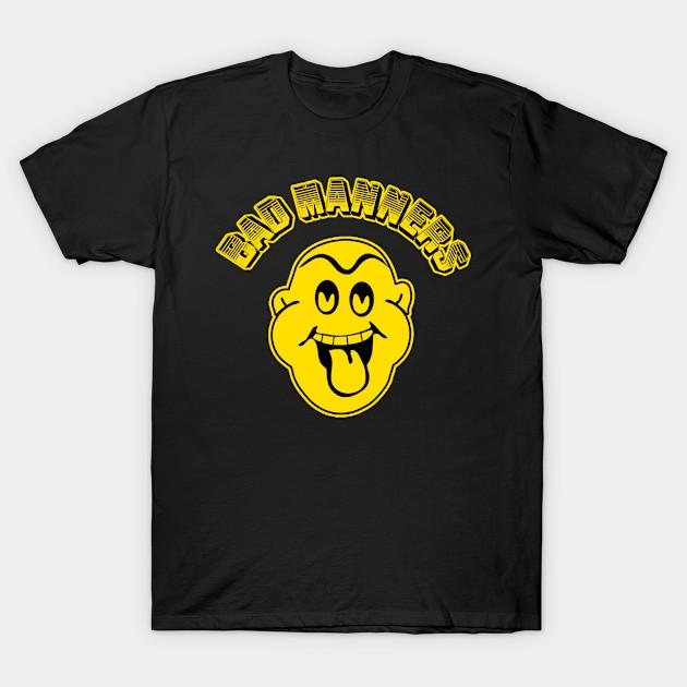 Мужская черная футболка с принтом Bad Manners 2Tone Ska Purveyors Band Печать на трансферной бумаге без вырезания Хлопковая футболка S чёрный