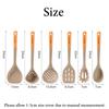 Silicone Cooking Utensil Wooden Handle Brush Ladle Pasta Colander Heat-resistant Non-Stick Leaking Spoon Cookware Kitchen Tool