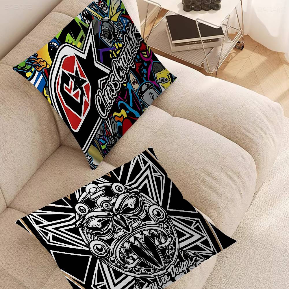 Troy Lee Design Fashion Pillow Gift Home Office Decoration Pillow Bedroom Sofa Car Cushion CoverPillow Case