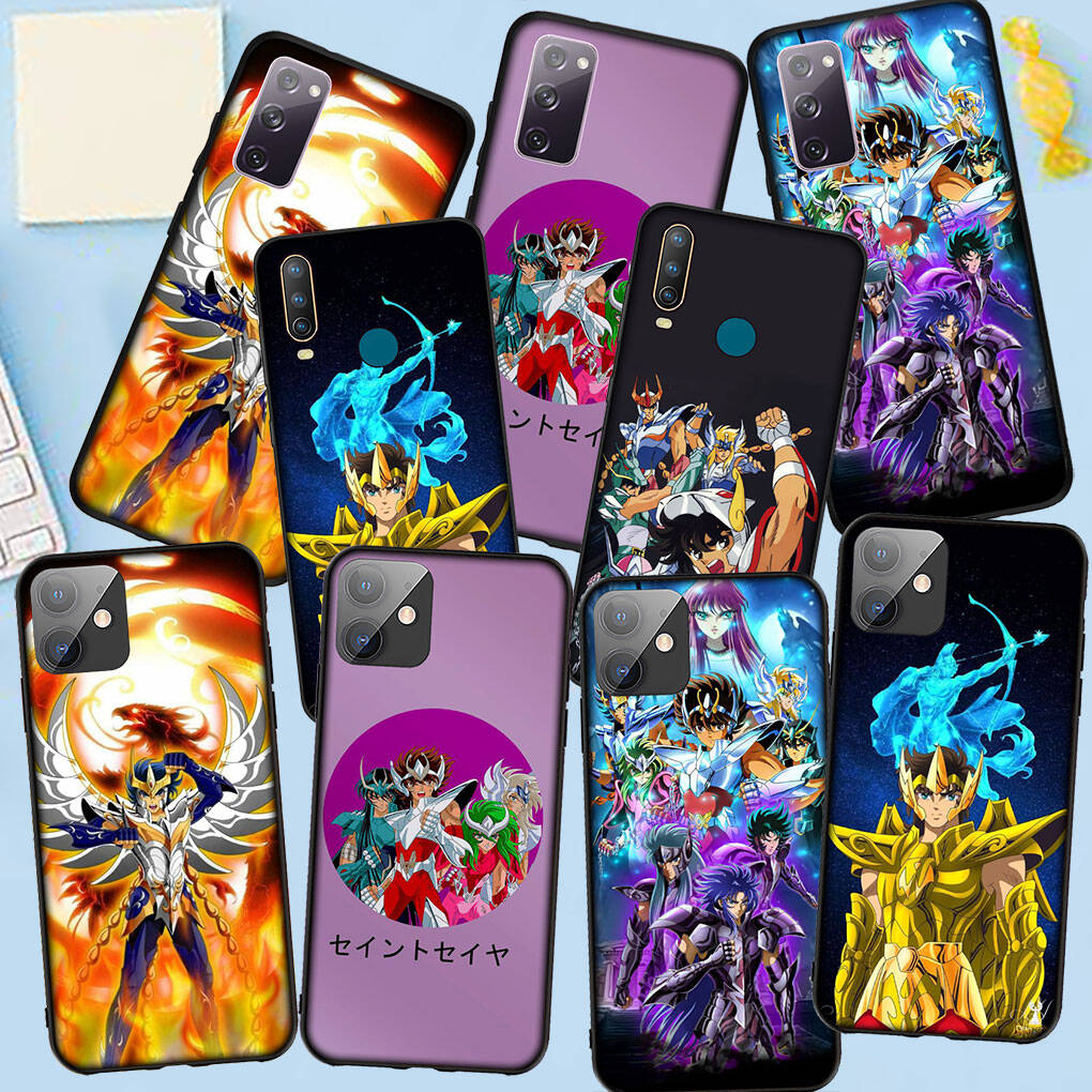 Phone Case for Samsung Galaxy S25 S23 S22 S24 Ultra FE S9 A05 A06 A15 A16 A36 A37 A35 A54 A55 A56 A57 A25 A26 A53 A17 Poster Saints Anime Seiyas Cover