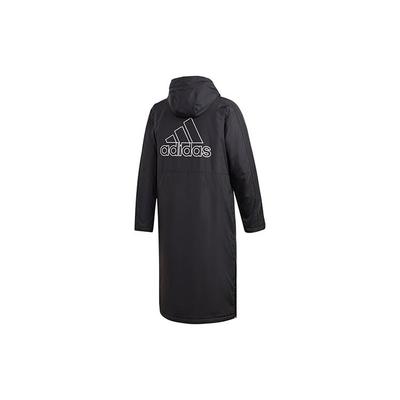 Adidas Parka Coats Men's Black Hooded Thickened GF0000-