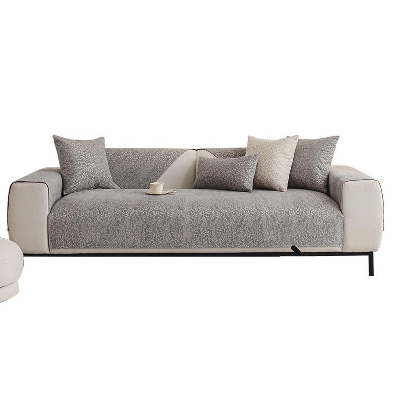 Handel Zagraniczny Poduszka na Sofę Chenilową Lekki Luksus Wysoki Zmysł Antypoślizgowa Poduszka Siedziska Odporna na Koci Pazur Transgraniczny Pokrowiec na Sofę Tkanina Ręcznik