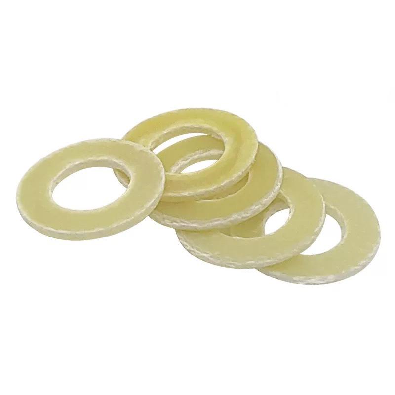 Yellow Bakelite Insulating Gasket Washer (3mm, 4mm, 5mm, 6mm)
