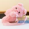 Puppy Tortoise Piglet Animal Plush Backpack With Zipper Detachable Children Bag
