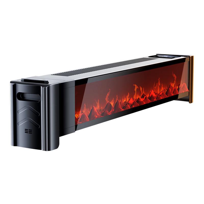 WEZHO Smart Baseboard Heater with Flame Effect & Voice Control