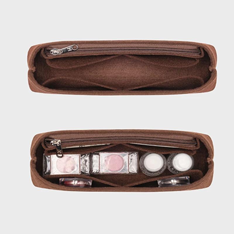 EverToner for DIANE Felt Organizer Insert Bag Makeup Handbag Travel Organizer Inner Purse Cosmetic Bag Base Shaper