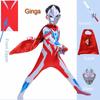 Baby Kinder Halloween Ultraman Tiga Zero Belial Ginga Geed Cosplay Kostüm Kind Jungen Party Overall Superhelden Maske Umhang