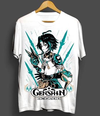 Xiao Genshin Impact  Anime Manga  White Unisex T-Shirt
