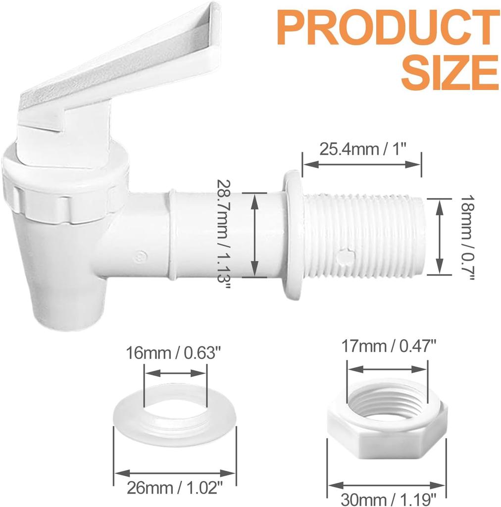 Witte Plastic Kraan Emmer Bottelkraan Fermentatiekraan Kraan Vervanging Homebrew Bier Wijn Maken Bar Gereedschap