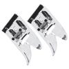 2Pcs Presser Foot Wear Resistance Stainless Steel Sewing Tools for Replace Old Sewing Machine Accessories