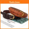 Copper Belt With Color Needle Buckle Fashionable Decoration Versatile Leisure