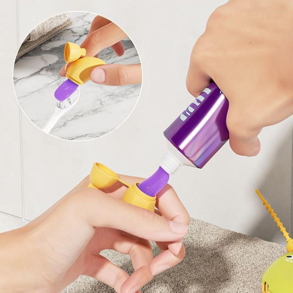 Portable Banana Toothbrush Protective Cap with Toothpaste Storage Box Toothbrush Cover for Travel Hiking Camping Brush Cap Case