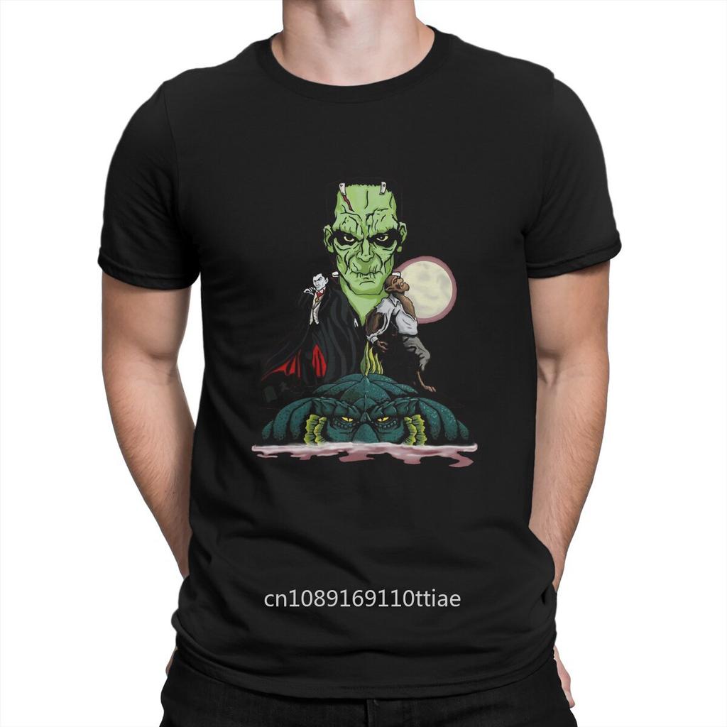 Monster Family Hip Hop TShirt Creature From The Black Lagoon Casual T Shirt Newest Unisex T-Shirt For Adult