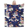 Diddl and Diddlina Flannel Blanket Winter Soft Warm Throw Blanket for Girls Boys Outdoor Print Bedspread Sofa Bed Cover