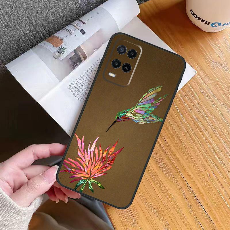 Kolibri-Hülle Für Oppo A18 A38 A74 A94 A54 A58 A78 A98 A80 A60 A40 A96 A76 A16 A15 A17 A57 A5 A6 Pro