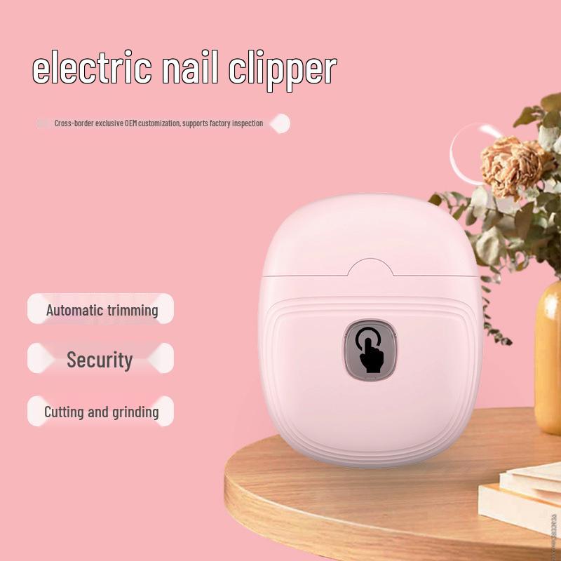 Automatic Electric Nail Trimmer and Clipper for Elderly, Children, Toddlers, Infants - Anti-Pinch Design