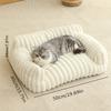 Bequemes Katzensofa Niedliches Weiches Katzenbett Katzenhaus Atmungsaktives Katzenbett Schlafkörbchen Geeignet für Große, Mittelgroße und Kleine Katzen, Gemütliches Haustiernest