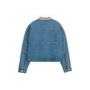 Women's Vans Denim Jackets Women's Vintage Stone Color Lapel Moderate Other
