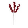 Realistic Christmas Velvet Stem Handmade Xmas Tree Ornaments  Party Supplies