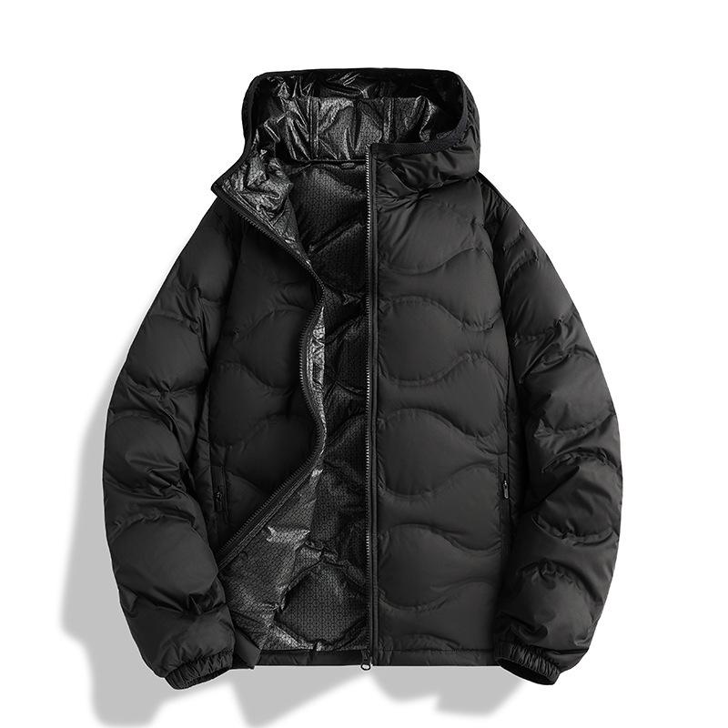 

Зимнее пальто для мужчин Теплые пуховики Уличная повседневная ветровка Утепленные ветрозащитные пуховики с капюшоном Мужская теплая дутая верхняя одежда на молнии 4XL