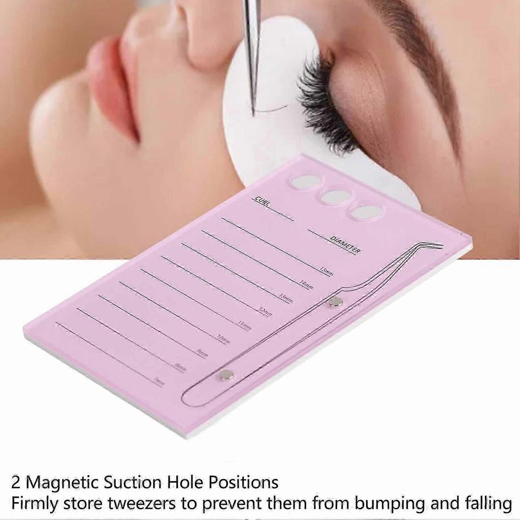 False Eyelash Extension Tray Can Hold Glue Cup Tweezers Acrylic Eyelash Extension Tray 7 to 15mm Eyelash Holder
