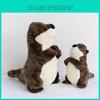 Adorable Plush Otter Toy Soft Closed Eye Stuffed Animal Kids Cuddly Companion
