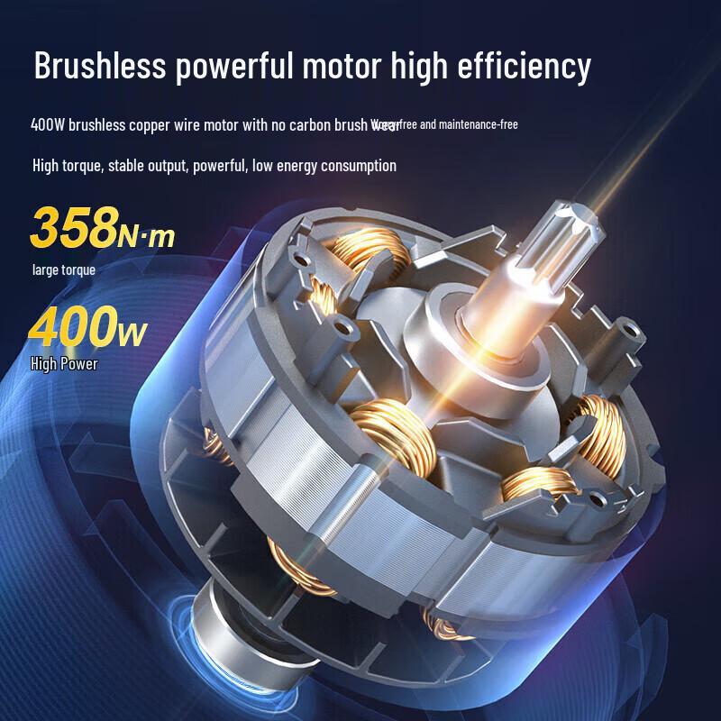 Dongcheng Cordless Brushless Impact Wrench CN plug (adapter included)