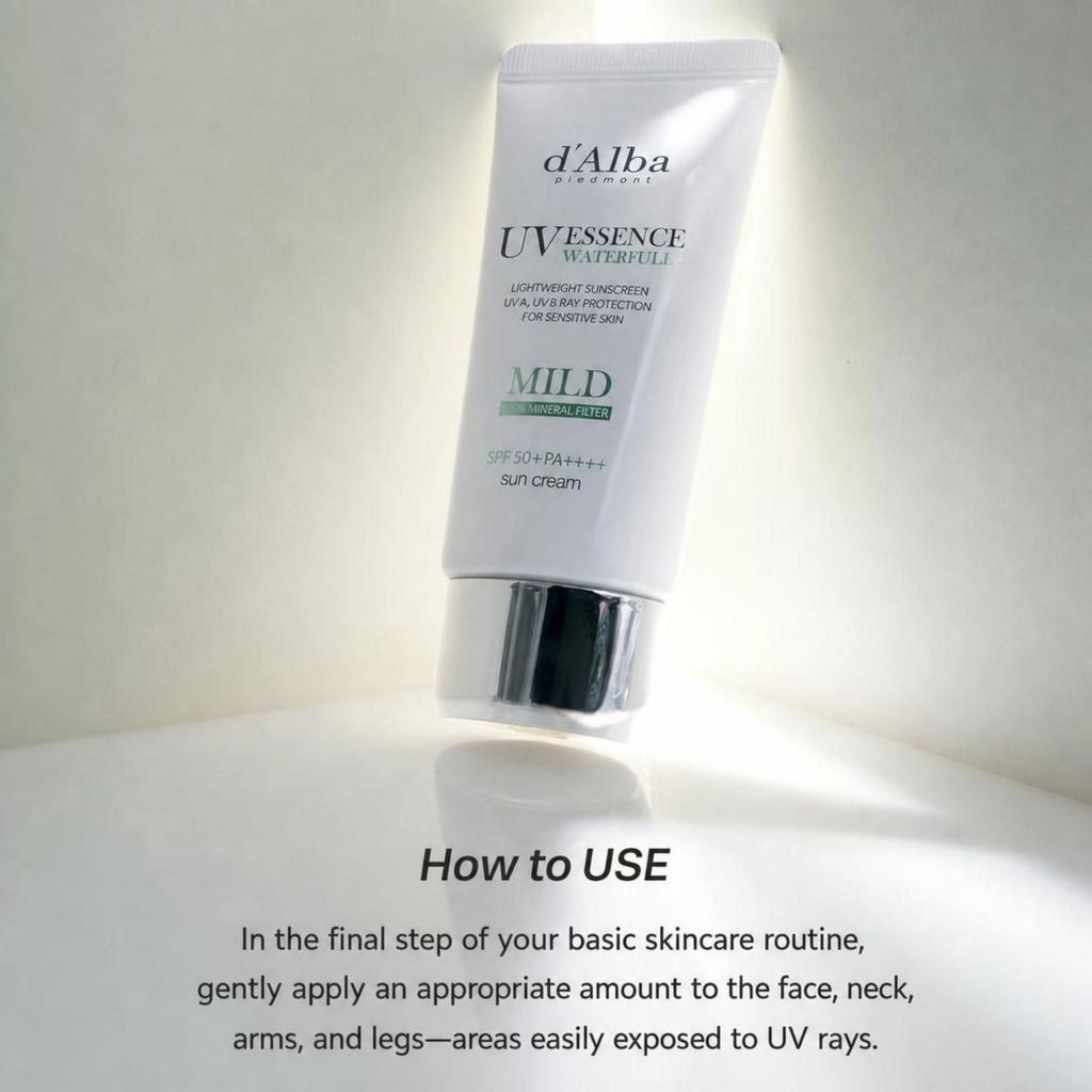 d'Alba Waterfull Mild Sun Cream SPF50+ PA++++ 50ml