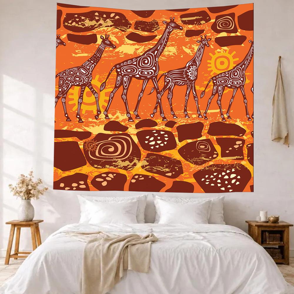 Deer Wall Decor Tapestry Art For Pet Memorial Birthdaywedding Party Backdrop Family Gift