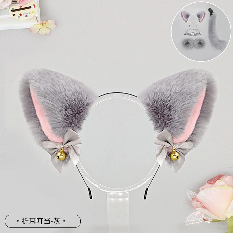 Handmade Animal Ear Headband Cute Plush Cat Ears Olita Headgear Fox Ear Accessories Cat Ear Headband