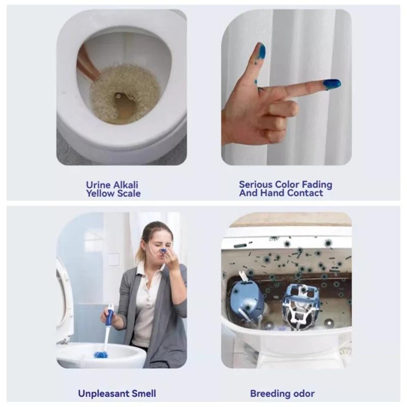 Automatischer Toilettenreiniger "Toilette Wal" Tragbares Flaschendesign Umweltfreundlich für das Familienbadezimmer Toilettenreinigung