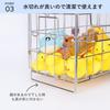 FUNHOO Bathroom Hanging Bath Towel Item Hook Toy Width 29 X Depth 15 X Height 20 Made of Stainless Assembled Basket, Rack, Hanger/Small Included,