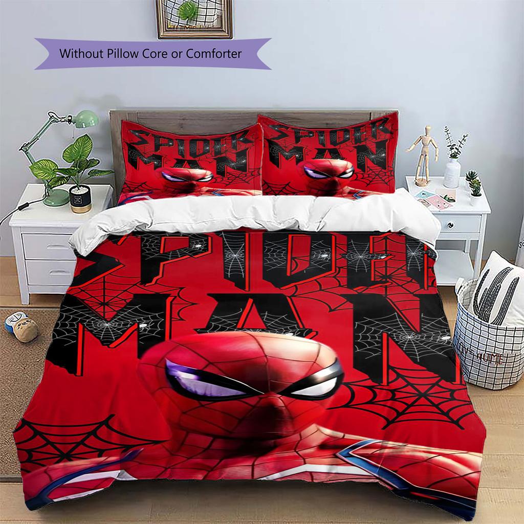 Dark and Edgy Spider-Man Bedding Set – The Perfect Choice To Decorate Your Bedroom and Enhance Your Home Life.